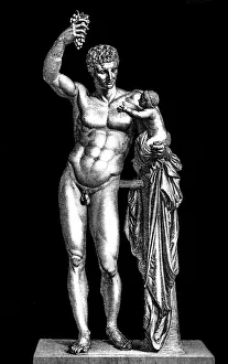 Magical world illustration/nastasic images illustrations/hermes infant dionysus Magical world illustration/nastasic images illustrations/hermes infant dionysus