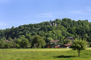 Hochschloss Paehl castle, alpine foothills, Five Lakes region, Pfaffenwinkel region Hochschloss Paehl castle, alpine foothills, Five Lakes region, Pfaffenwinkel region