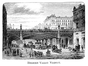 Holborn Valley Viaduct, London (1871 engraving) Holborn Valley Viaduct, London (1871 engraving)