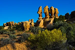 Hoodoos of Devils Garden, Hole in rock Road, Grand Staircase-Escalante, Utah, USA Hoodoos of Devils Garden, Hole in rock Road, Grand Staircase-Escalante, Utah, USA