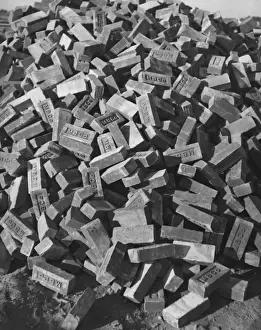 House Bricks Print, Queens Boulevard Housing Project