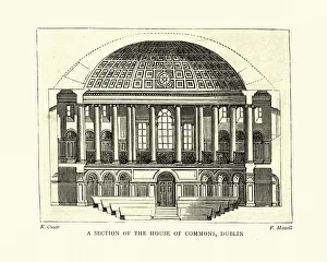House of Commons, Dublin, Ireland, 19th Century House of Commons, Dublin, Ireland, 19th Century