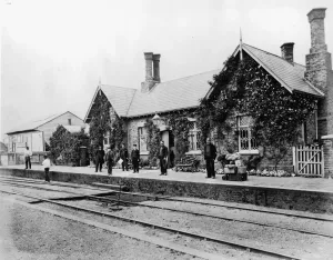 Victorian Era Train Station Prints: Carshalton Station