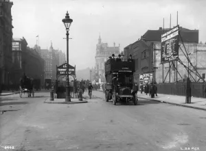 Kingsway 1906 Print: A vintage London street scene