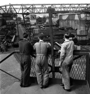 Shipbuilding Industry Prints: Looking At Yard
