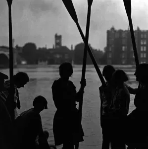 Stranded: A Print of High Tides on the River Thames, 1931