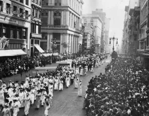 Suffragette Prints: Suffragette Parade Print, May 3rd, 1913