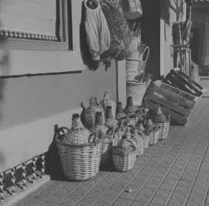 Spain Tourism Photos Prints: Wine Flasks