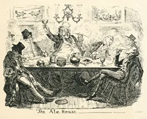 Humour social comment the ale house cartoon by Cruikshank Humour social comment the ale house cartoon by Cruikshank