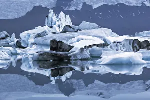 Iceberg filled lake Jokulsarlon, Skaftafell National Park, Southeast Iceland, Iceland Iceberg filled lake Jokulsarlon, Skaftafell National Park, Southeast Iceland, Iceland