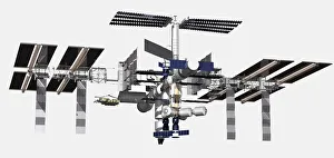 Illustration, International Space Station spacecraft Illustration, International Space Station spacecraft