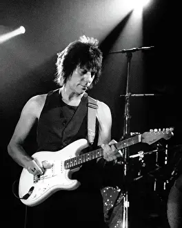 Retro Concert Images Prints: Jeff Beck Live