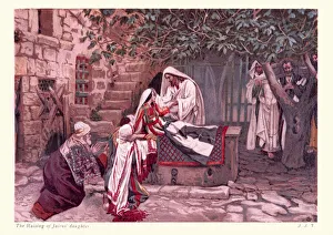 Jesus raising jairus's daughter from the dead Jesus raising jairus's daughter from the dead