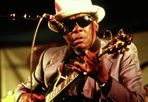 90s Music Legends Prints: John Lee Hooker Live
