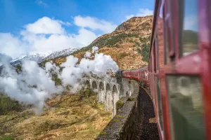 Glenfinnan Viaduct Steam Train Print