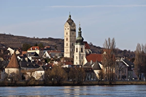 Krems-Stein on Danube river, historic center, Krems-Stein, Waldviertel, Lower Austria, Austria Krems-Stein on Danube river, historic center, Krems-Stein, Waldviertel, Lower Austria, Austria