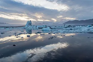 Lake Jokulsarlon and Ice from Breidamerkurjohull Glacier, Skaftafell National Park Lake Jokulsarlon and Ice from Breidamerkurjohull Glacier, Skaftafell National Park