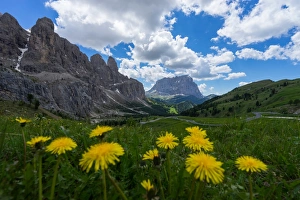Landscape of Dolomites in summer season, Italy Landscape of Dolomites in summer season, Italy