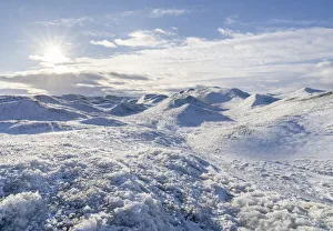 Landscape of Greenland Ice Sheet, Kangerlussuaq, Greenland, Denmark Landscape of Greenland Ice Sheet, Kangerlussuaq, Greenland, Denmark