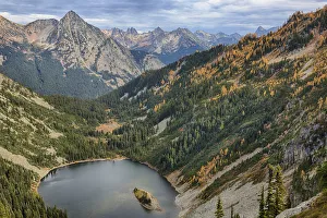 Landscape with Lake Ann, Wenatchee National Forest, Washington State, USA Landscape with Lake Ann, Wenatchee National Forest, Washington State, USA
