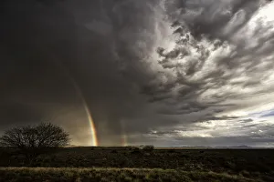 landscape with rainbow, Karoo , south Africa landscape with rainbow, Karoo , south Africa