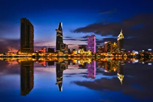 Landscape of Saigon, Ho Chi Minh City, Vietnam Landscape of Saigon, Ho Chi Minh City, Vietnam