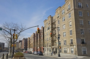 Large apartment buildings facing boulevard Large apartment buildings facing boulevard