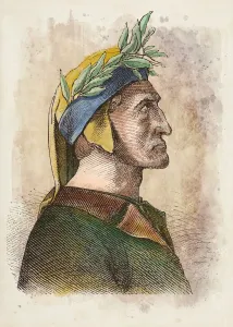 Legends And Icon Prints: Fine Art Storehouse Print of Dante Alighieri (1265-1321)