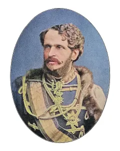 Legends And Icon Prints: Portrait of Count Gyula Andrassy Print, Digitally Restored