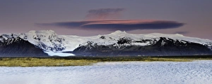 Lenticular Clouds over the highest mountain in Ice Lenticular Clouds over the highest mountain in Ice