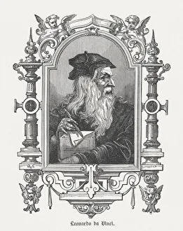 Leonardo da Vinci, Italian polymath, published in 1878 Leonardo da Vinci, Italian polymath, published in 1878