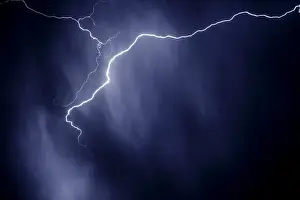 Thunderstorm Germany Prints: Lightning, thunderstorm, Germany