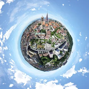 Little Planet of Lausanne Cathedral in Lausanne, Switzerland Little Planet of Lausanne Cathedral in Lausanne, Switzerland