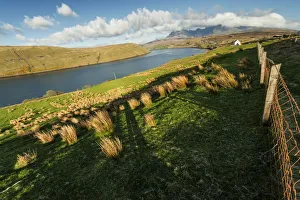 Loch Harport on the Isle of Skye home to the famous Talisker Waterfront Whisky Distillery, Carbost, United Kingdom Loch Harport on the Isle of Skye home to the famous Talisker Waterfront Whisky Distillery, Carbost, United Kingdom