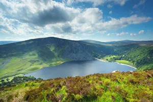 Lough Tay (Guinnes lake) in County Wicklow, Republic of Ireland Lough Tay (Guinnes lake) in County Wicklow, Republic of Ireland