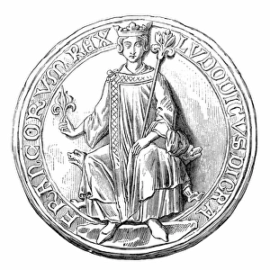 Louis IX or Saint Louis, Ludwig IX., 1214-1270, a Capetian King of France Louis IX or Saint Louis, Ludwig IX., 1214-1270, a Capetian King of France