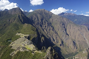 Machu Picchu viewed from Huayna Picchu, UNESCO World Heritage Site, Aguas Calientes, Peru Machu Picchu viewed from Huayna Picchu, UNESCO World Heritage Site, Aguas Calientes, Peru