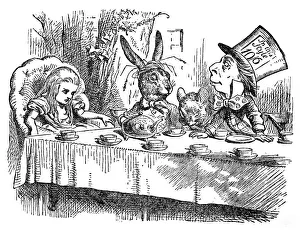 The Mad Hatter Tea Party - Alice in Wonderland 1897 The Mad Hatter Tea Party - Alice in Wonderland 1897