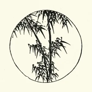 Antique Engravings For Sale Prints: Japanese Woodblock Bamboo Desgin
