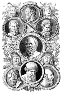 Plato Prints: Greek Poets and Philosophers Print
