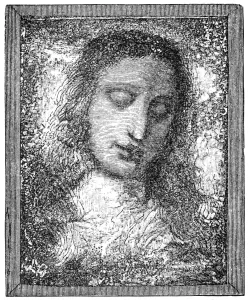 Leonardo Da Vinci Prints: Leonardo Da Vinci Head of Christ Print