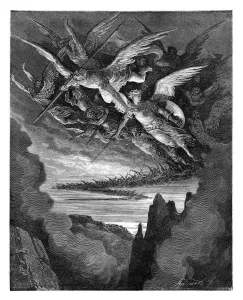 Heaven Or Hell Prints: The Fallen Angels Print from Palmer Illustrated Collection