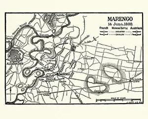 Map of Battle of Marengo, Morning 14 June1800 Map of Battle of Marengo, Morning 14 June1800