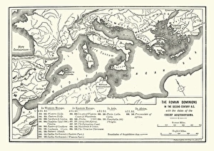 Map of Roman dominions in the Second Century BC Map of Roman dominions in the Second Century BC