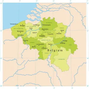 Prints of Highly detailed vector map of Belgium. File was created on July 14, 2011. The colors in the.eps-file are ready for print (CMYK). Included files: EPS (v8) and Hi-Res JPG Luxembourg Prints: Highly Detailed Belgium Vector Map Print in CMYK Colors