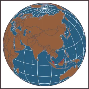 Afghanistan Map Prints: Afghanistan locator map