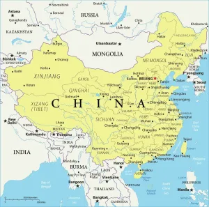 China Reference Map Print 949100300