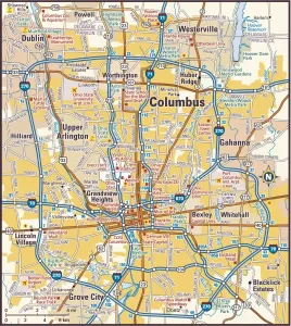 Columbus, Ohio Area Reference Print 2011 Edition