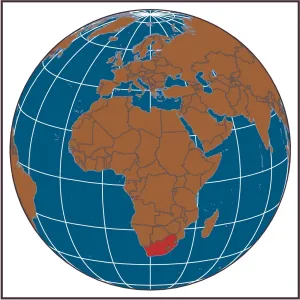Prints of Fine Art Storehouse Maps: Reference Maps Map Prints: Democratic Republic of the Congo Locator Map Fine Art Print