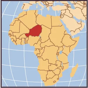 Democratic Republic Of Congo Map Prints: Democratic Republic of the Congo locator map
